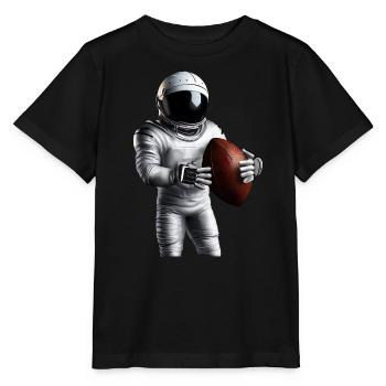 Touchdown im Weltall - Stanley/Stella Kinder T-Shirt MINI CREATOR  - Schwarz - Vorne - Mikhail (115cm)
