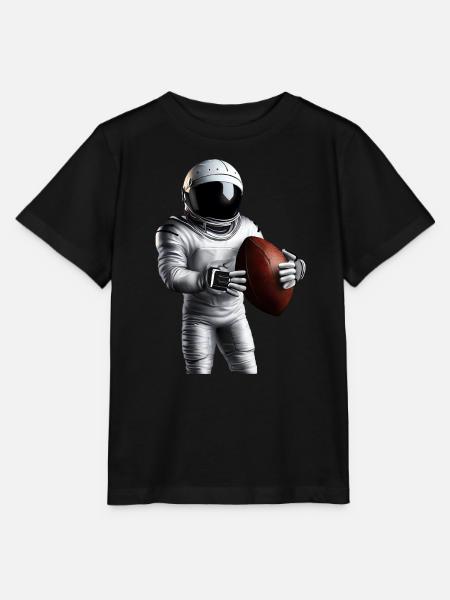 Touchdown im Weltall - Stanley/Stella Kinder T-Shirt MINI CREATOR  - Schwarz