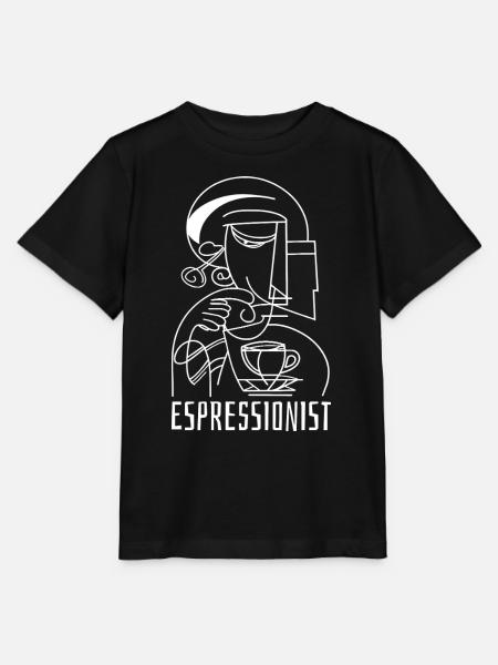 Espressionist - Espresso - Kaffee trinken - Stanley/Stella Kinder T-Shirt MINI CREATOR - Schwarz