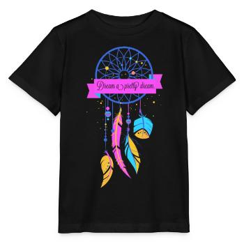 attrape-rêves - T-shirt bio MINI CREATOR Stanley/Stella Enfant - noir - Devant - Mikhail (115cm)