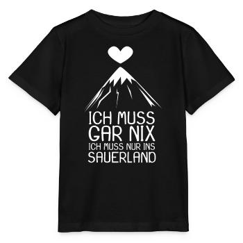 Sauerland Nordrhein-Westfalen - Stanley/Stella Kinder T-Shirt MINI CREATOR  - Schwarz - Vorne - Mikhail (115cm)