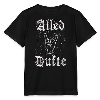 "Alled Dufte" cooler berliner Spruch - Stanley/Stella Kinder T-Shirt MINI CREATOR  - Schwarz - Vorne - Mikhail (115cm)