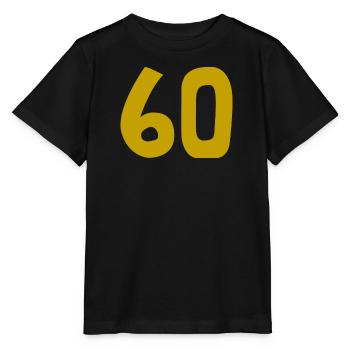 60. 60 ANS. 60e ANNIVERSAIRE. ANNIVERSAIRE 60 ANS. - T-shirt bio MINI CREATOR Stanley/Stella Enfant - noir - Devant - Mikhail (115cm)