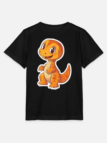 Dinosaurier - Stanley/Stella Kinder T-Shirt MINI CREATOR - Schwarz