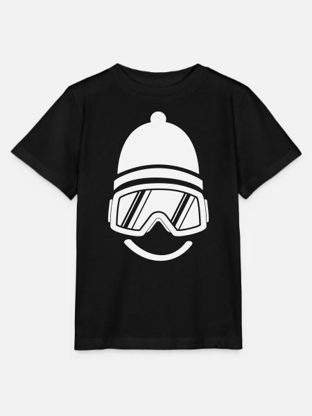 Smileface Skibrille Silhouette - Stanley/Stella Kinder T-Shirt MINI CREATOR - Schwarz