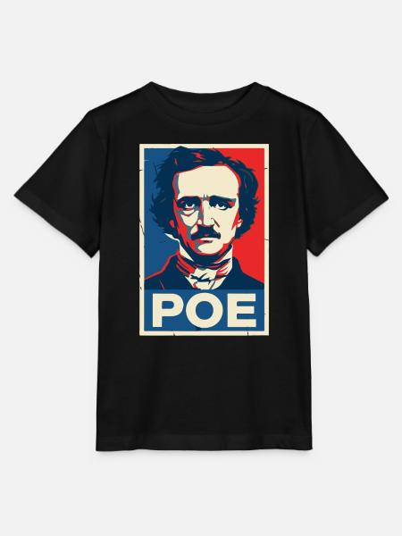 Gotische literarische Porträtplakate - Stanley/Stella Kinder T-Shirt MINI CREATOR - Schwarz