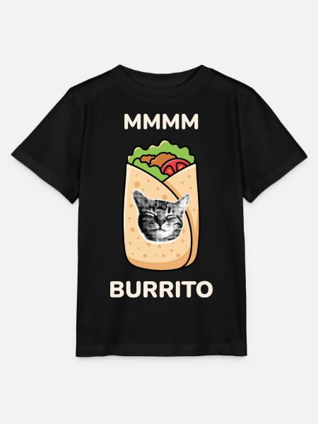MMMM Burrito - Stanley/Stella MINI CREATOR Kids’ T-Shirt - black