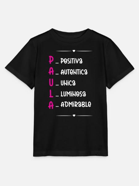 Sara Personalisiertes Geschenk - Stanley/Stella Kinder T-Shirt MINI CREATOR - Schwarz