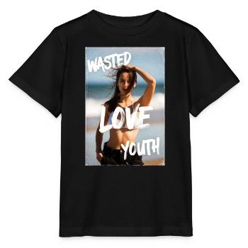 W*st*d Love Youth Beach Look - Stanley/Stella MINI CREATOR Kids’ T-Shirt - black - Front - Mikhail (115cm)