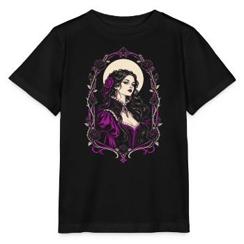 Die Vampirin mit den schwarzen Rosen - Stanley/Stella Kinder T-Shirt MINI CREATOR  - Schwarz - Vorne - Mikhail (115cm)
