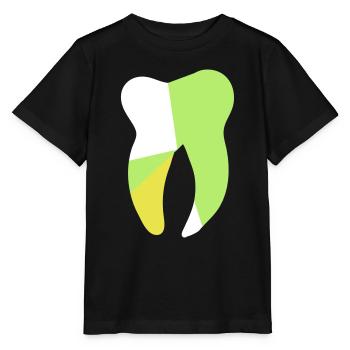 tooth graphic - Stanley/Stella MINI CREATOR Kids’ T-Shirt - black - Front - Mikhail (115cm)