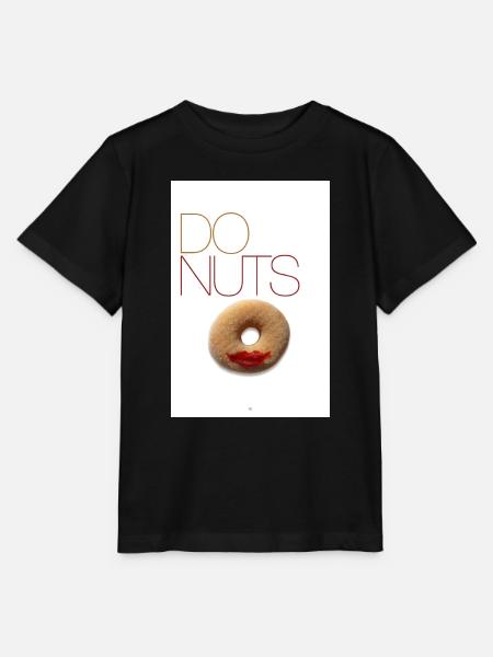 Donuts Lippen - Stanley/Stella Kinder T-Shirt MINI CREATOR - Schwarz