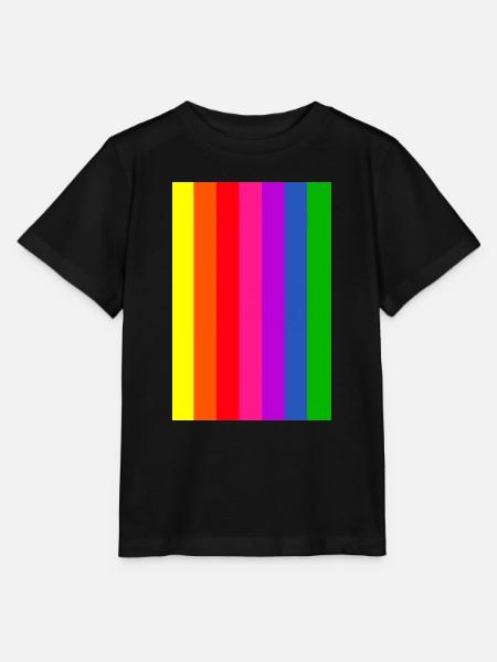 Regenbogenfahne - Stanley/Stella Kinder T-Shirt MINI CREATOR - Schwarz