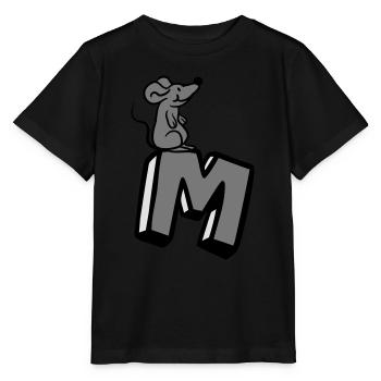 Souris Rat Petite souris Mignonne Lettre M M Lettr - T-shirt bio MINI CREATOR Stanley/Stella Enfant - noir - Devant - Mikhail (115cm)