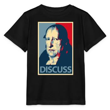 hegel discuss II Philosophie, Philosoph - Stanley/Stella Kinder T-Shirt MINI CREATOR  - Schwarz - Vorne - Mikhail (115cm)