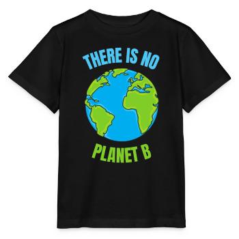There is no PLanet B Environmental Protection Desing - Stanley/Stella MINI CREATOR Kids’ T-Shirt - black - Front - Mikhail (115cm)