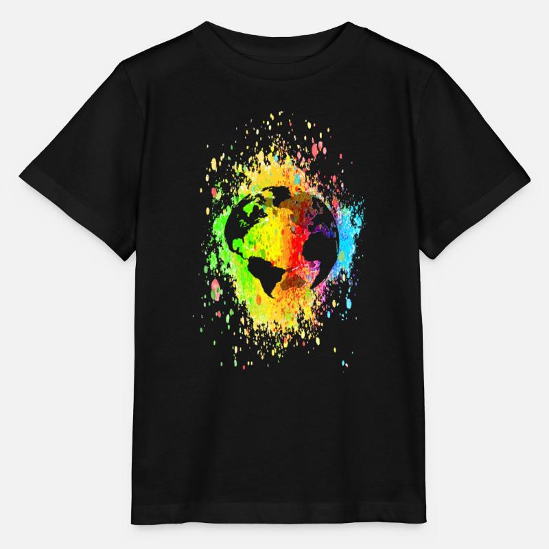monde 03 07 03 01 - T-shirt bio MINI CREATOR Stanley/Stella Enfant - noir