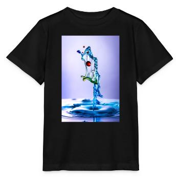 poisson - T-shirt bio MINI CREATOR Stanley/Stella Enfant - noir - Devant - Mikhail (115cm)
