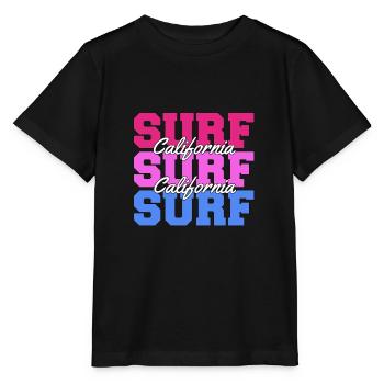 SURF SURF NEU - Stanley/Stella Kinder T-Shirt MINI CREATOR  - Schwarz - Vorne - Mikhail (115cm)