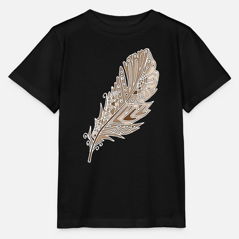 Plume - T-shirt bio MINI CREATOR Stanley/Stella Enfant - noir