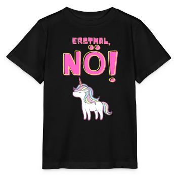 Prinzessin sagt "nö" - Stanley/Stella Kinder T-Shirt MINI CREATOR  - Schwarz - Vorne - Mikhail (115cm)
