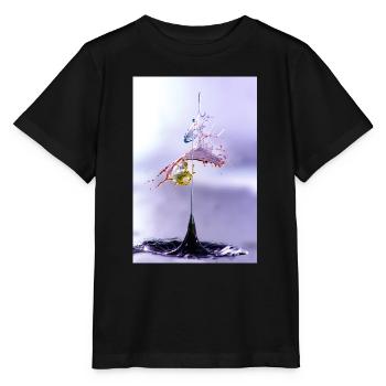 splash 04 - T-shirt bio MINI CREATOR Stanley/Stella Enfant - noir - Devant - Mikhail (115cm)