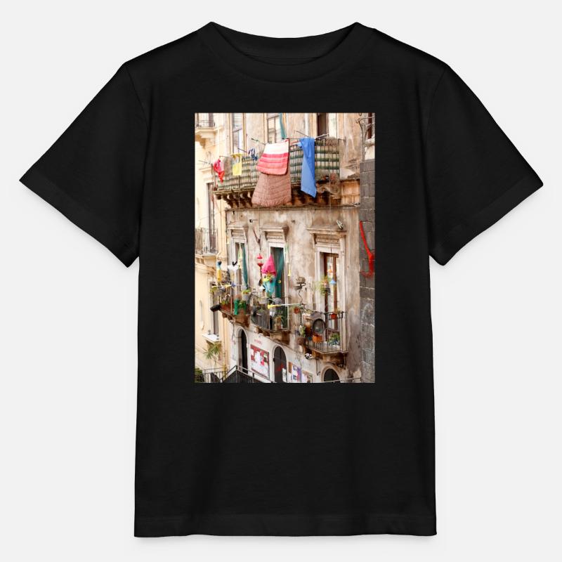 Catane; Sicile - T-shirt bio MINI CREATOR Stanley/Stella Enfant - noir