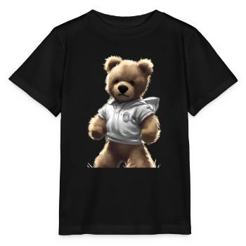 Bear - Stanley/Stella Kinder T-Shirt MINI CREATOR  - Schwarz - Vorne - Mikhail (115cm)