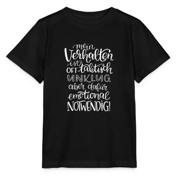 Emotional Notwendiges Verhalten - Stanley/Stella Kinder T-Shirt MINI CREATOR  - Schwarz - Vorne - Mikhail (115cm)