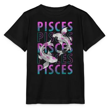 Horoscope du zodiaque Constellation du zodiaque - T-shirt bio MINI CREATOR Stanley/Stella Enfant - noir - Devant - Mikhail (115cm)