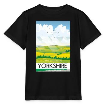 Yorkshire: Machen Sie eine Pause - Stanley/Stella Kinder T-Shirt MINI CREATOR  - Schwarz - Vorne - Mikhail (115cm)