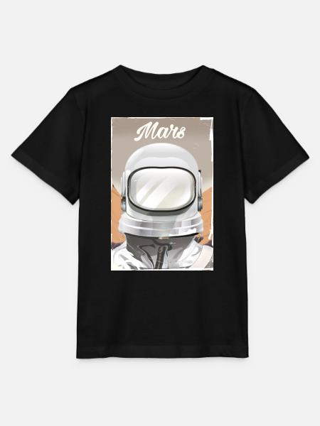 Mars Explorer Astronaut - Stanley/Stella Kinder T-Shirt MINI CREATOR - Schwarz