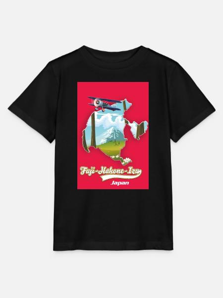 Fuji Hakone Izu Nationalpark - Stanley/Stella Kinder T-Shirt MINI CREATOR  - Schwarz