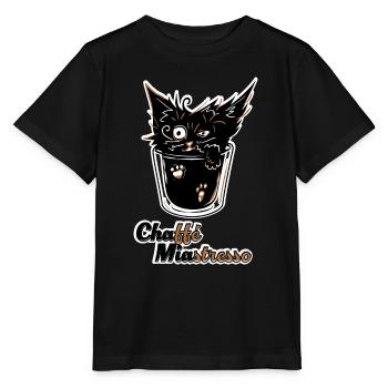 Chaffé Miastresso - Stanley/Stella Kinder T-Shirt MINI CREATOR  - Schwarz - Vorne - Mikhail (115cm)