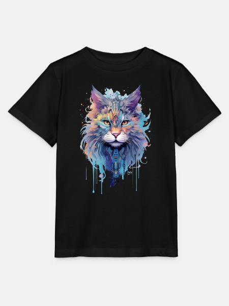 Indie Cat - Stanley/Stella Kinder T-Shirt MINI CREATOR - Schwarz