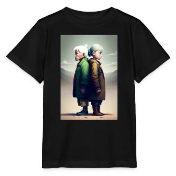 Générations - T-shirt bio MINI CREATOR Stanley/Stella Enfant - noir - Devant - Mikhail (115cm)