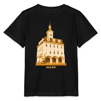 Mairie d’Aalen Souabe Alb Bade-Wurtemberg - T-shirt bio MINI CREATOR Stanley/Stella Enfant - noir - Devant - Mikhail (115cm)