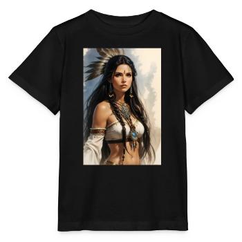 Frauen - Stanley/Stella Kinder T-Shirt MINI CREATOR  - Schwarz - Vorne - Mikhail (115cm)