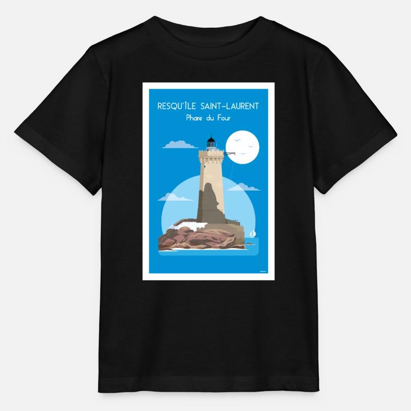 PHARE DU FOUR - T-shirt bio MINI CREATOR Stanley/Stella Enfant - noir
