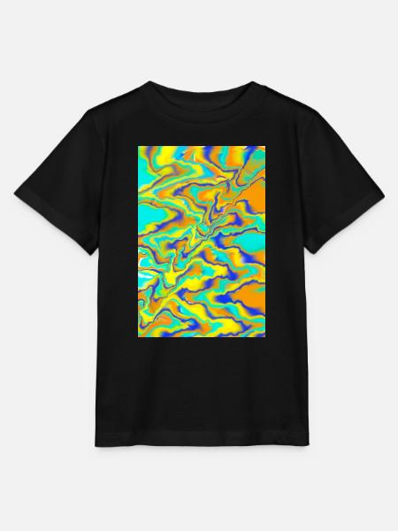 Abstrakt Kunst - Stanley/Stella Kinder T-Shirt MINI CREATOR - Schwarz