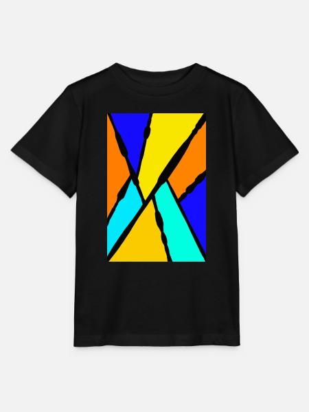 Abstrakte Kunst - Stanley/Stella Kinder T-Shirt MINI CREATOR  - Schwarz