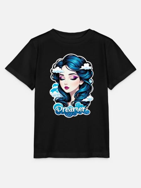 Träumer - Träumer - Träumer - Traum - Träumerei - Stanley/Stella Kinder T-Shirt MINI CREATOR - Schwarz
