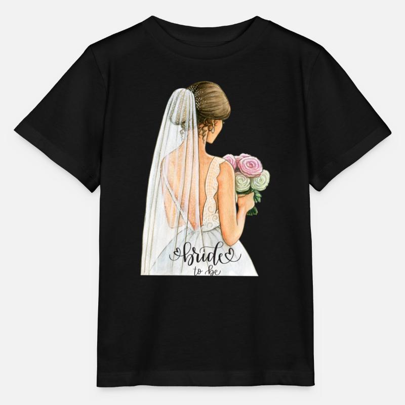 Bride to be - Stanley/Stella Kinder T-Shirt MINI CREATOR  - Schwarz