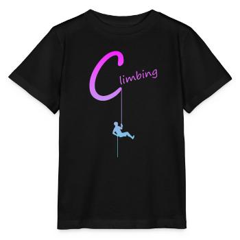 klettern climbing - Stanley/Stella Kinder T-Shirt MINI CREATOR  - Schwarz - Vorne - Mikhail (115cm)