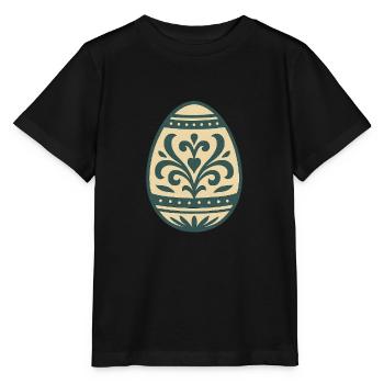 Osterei für das Osterfest - Stanley/Stella Kinder T-Shirt MINI CREATOR  - Schwarz - Vorne - Mikhail (115cm)