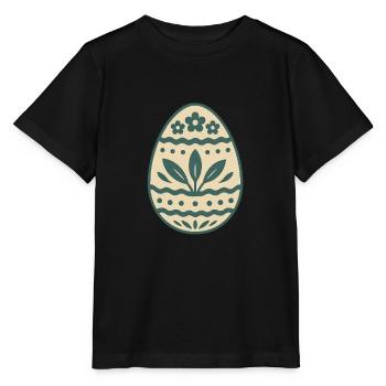 Osterei für das Osterfest - Stanley/Stella Kinder T-Shirt MINI CREATOR  - Schwarz - Vorne - Mikhail (115cm)