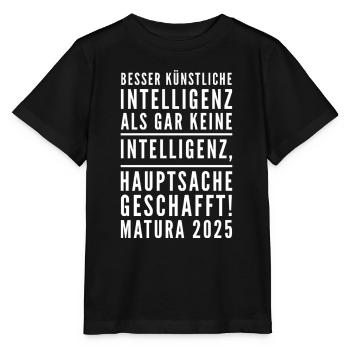 Maturité 2025 - T-shirt bio MINI CREATOR Stanley/Stella Enfant - noir - Devant - Mikhail (115cm)