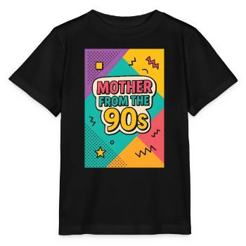 Mother from the 90s - Retro Mother's Day - Stanley/Stella MINI CREATOR Kids’ T-Shirt - black - Front - Mikhail (115cm)