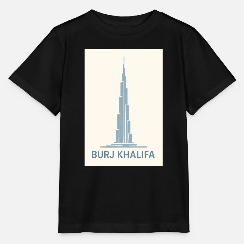 Burj Khalifa - T-shirt bio MINI CREATOR Stanley/Stella Enfant - noir