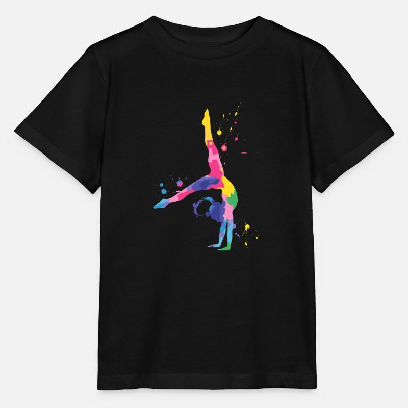 Gymnastik Bunt und Kraftvoll - Stanley/Stella Kinder T-Shirt MINI CREATOR  - Schwarz
